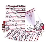 les tuches disney village 100% Baumwolle Disney 3 Geschirrtücher mit Micky Maus (Minnie Maus) ca. 50 x 70 cm 100% Baumwolle