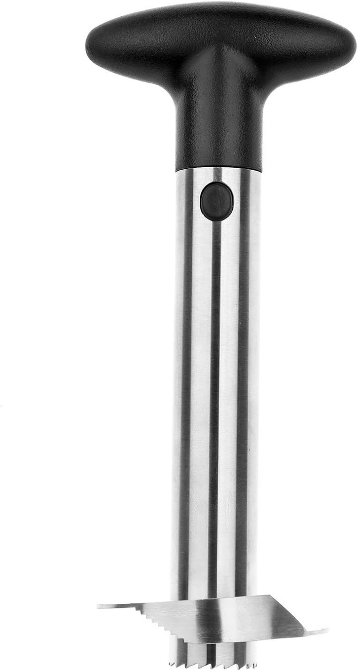 Pineapple Peeler Corer Cutter Slicer Stainless Steel Thicker Blade Pineapple 3-in-1 Fruit Gadget