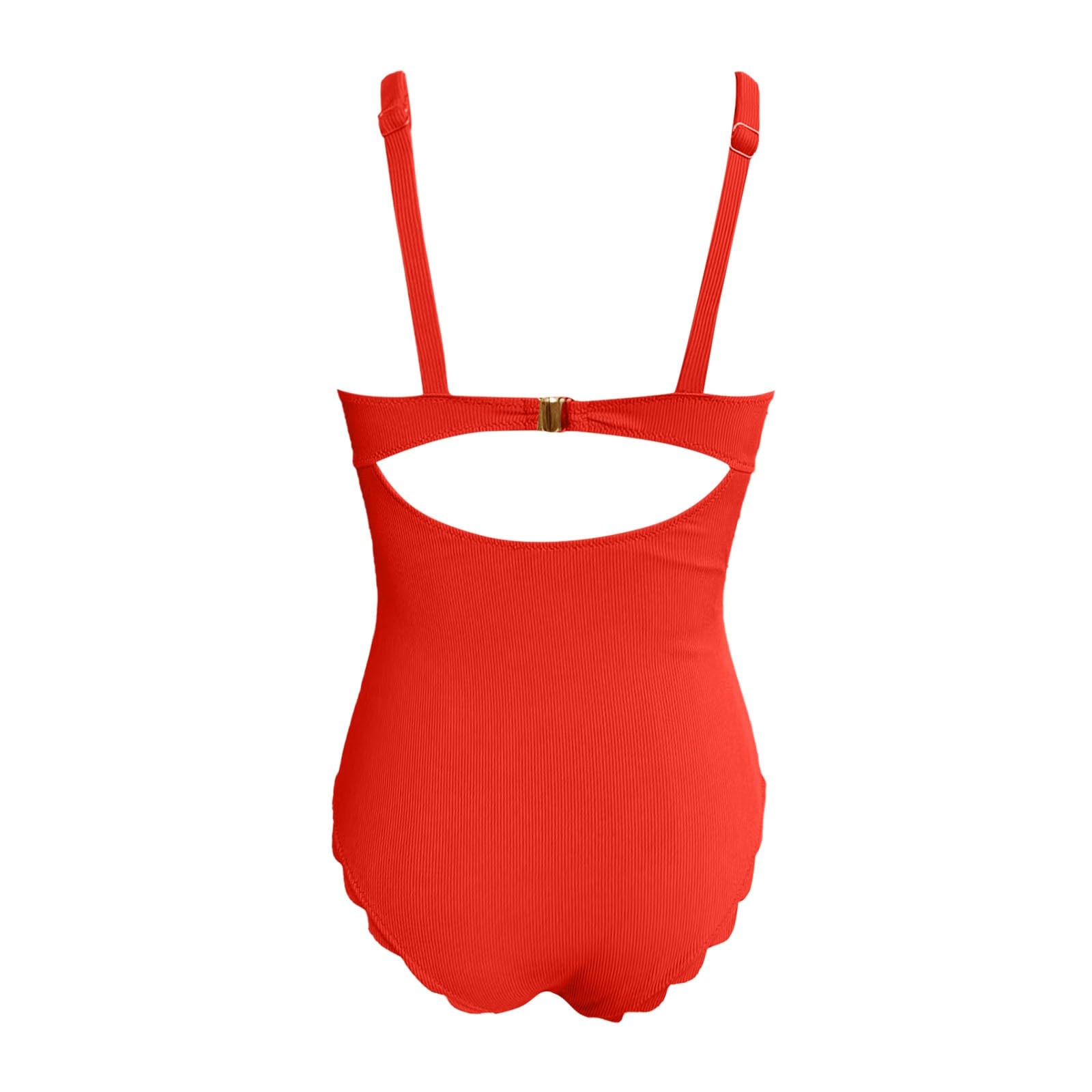 Generico da Bagno Donna, Costumi A Coste Smerlate da, Costumi retrò con Scollo, Perfetto per I Regali