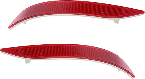 Miniatura 5 de X AUTOHAUX 1 par de parachoques trasero del coche Reflector cubierta izquierda derecha lado 63147314883 63147314884 para BMW X1 2013-2015