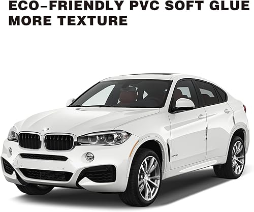 Vista 6 de Ajxn 4 protectores de borde de puerta de automóvil, protectores de borde de puerta lateral de automóvil, protectores de parachoques universales