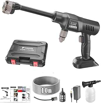 Amazon | 高圧洗浄機 コードレス 充電式高圧洗浄機 残量表示