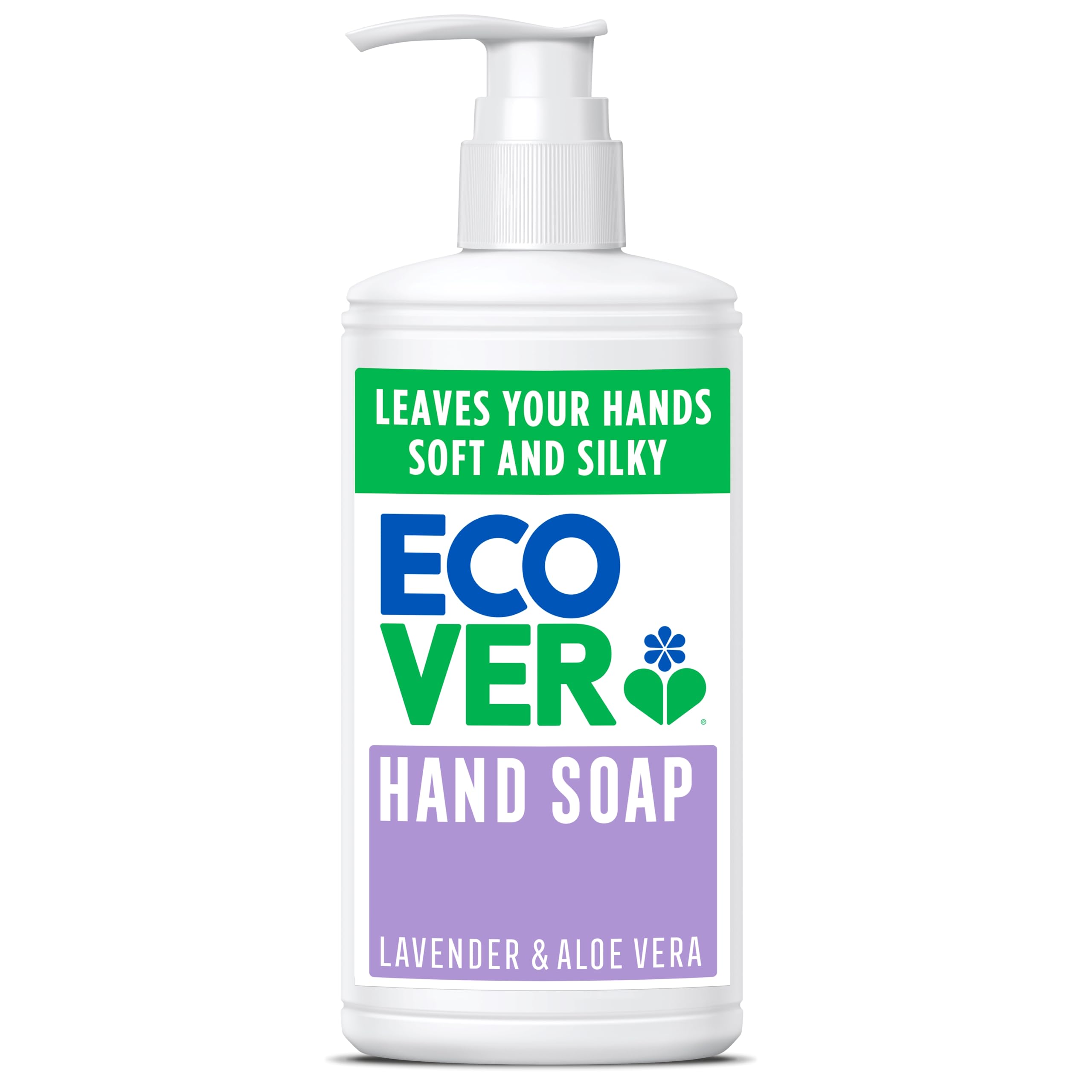 Ecover Hand Wash, Hand Soap, Gentle Hand Cleansing, Fresh Lavender & Aloe Scent, Pack of 1, 1 x 250ml