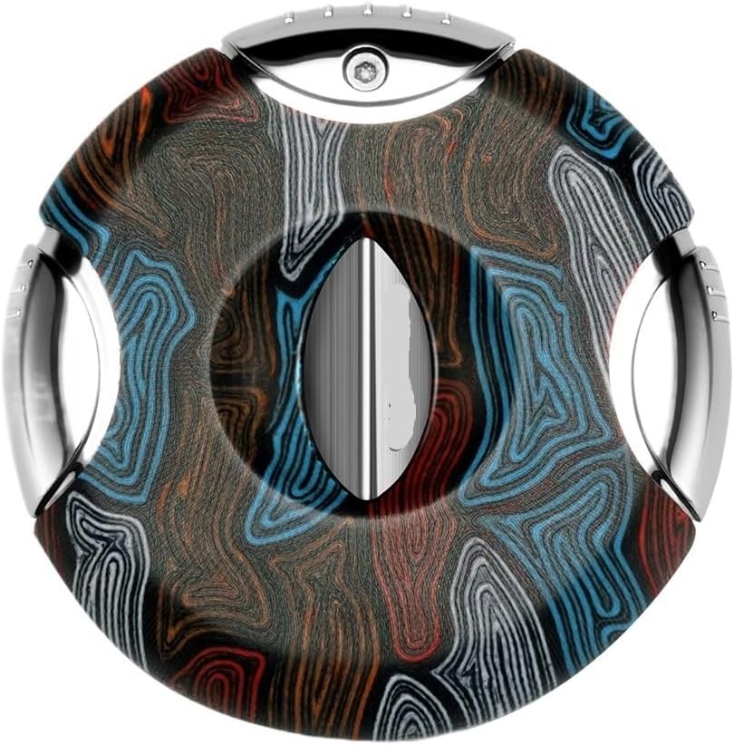 Cigar Cutter V-Shaped Alloy Slicer Portable Travel Metal Scissor Smoking Accessories Tool(C)