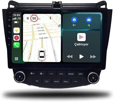 MarTechno Android Multimedya 4GB RAM 32GB Haf za Honda Accord 2003-2008 ile uyumlu