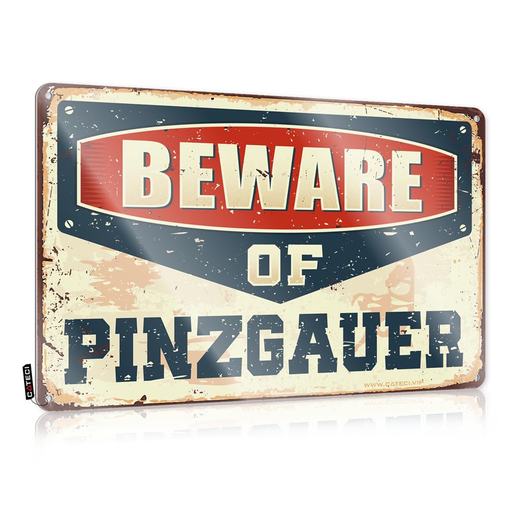 Decor For Men Beware of Pinzgauer Gifts For Mom 8X12IN