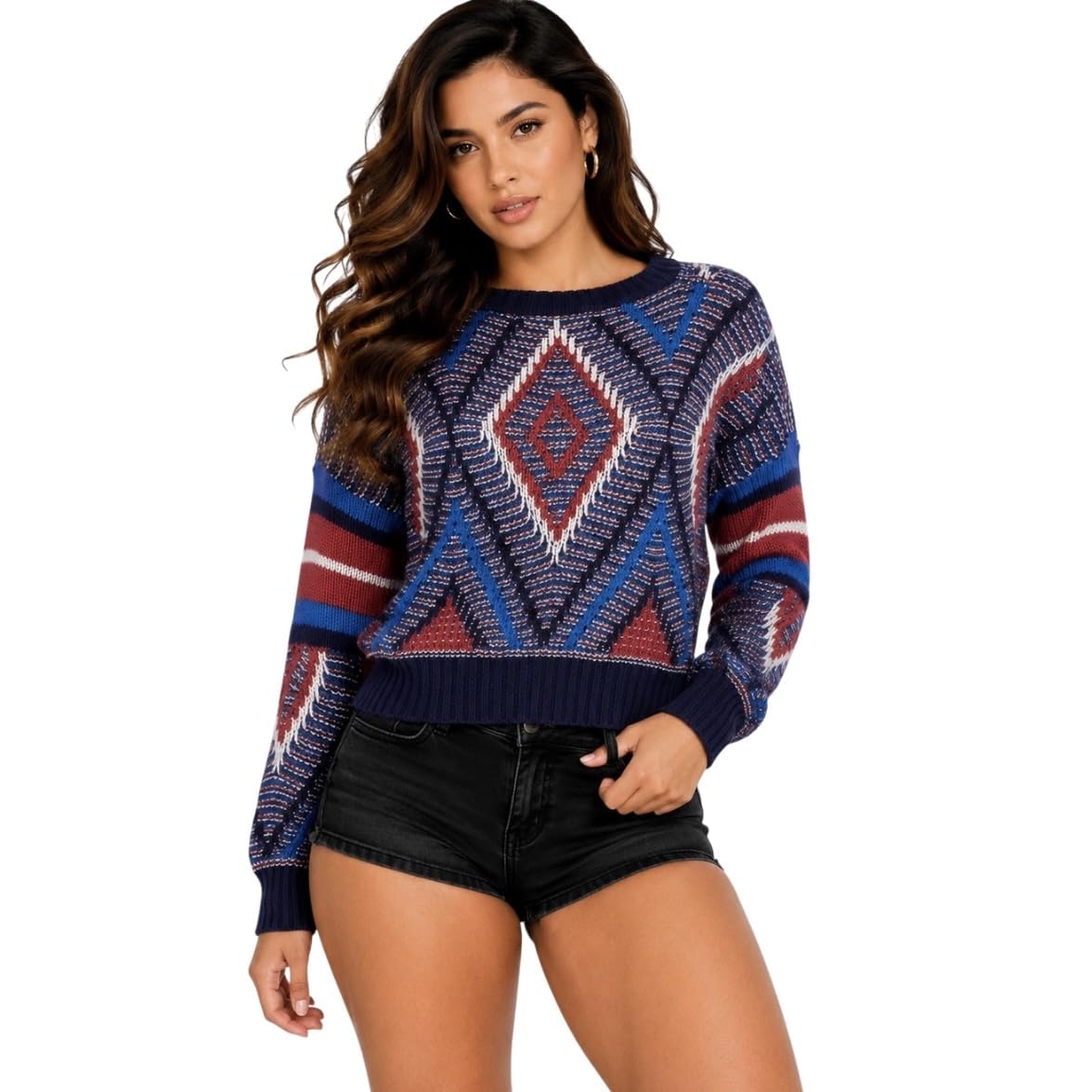 chandre Women's Winter Knit Pullover Sweater, One Size, Warm Casual Top-picture-31