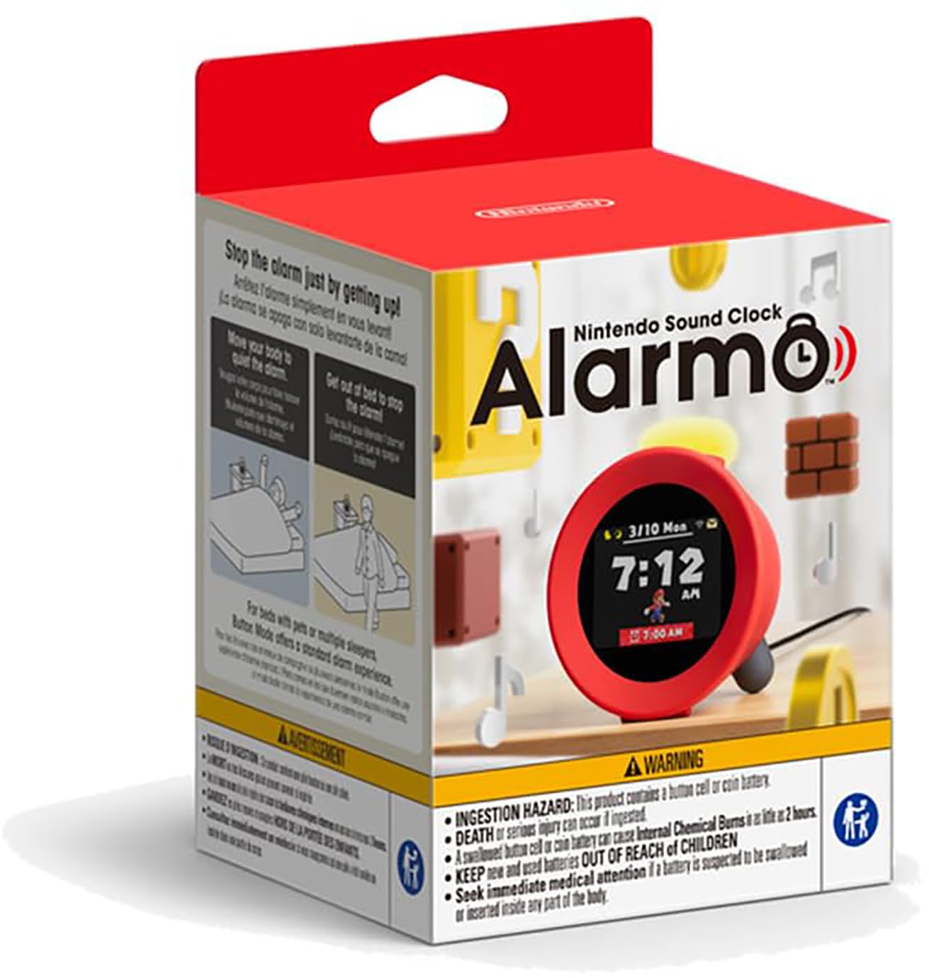Nintendo Sound Clock 赤　値下 Amazon.com: Nintendo Sound Clock: Alarmo : Video Games