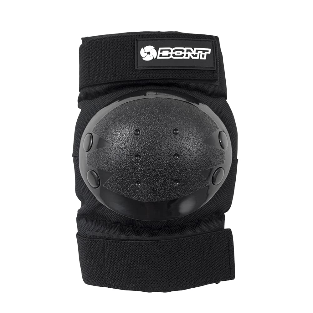 Bont Skates Kids Protective Pad Set with Knee, Elbow and Wrist Guards for Inline, Roller Skate (Black, S)