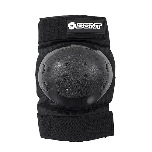 Miniatura 8 de Bont Skates - Kids Bont - Juego de almohadillas protectoras negras con rodilleras, coderas y muñequeras para patines en línea, patines (negro, S)