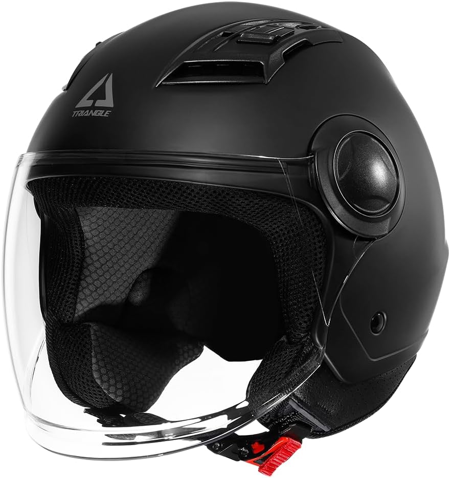 TRIANGLE Open Face Motorcycle Helmets 3/4 Half Helmet for Adult Men Women Dot Approved TRIANGLE Open Face Motorcycle Helmets 3/4 Half Helmet for Adult Men Women Dot Approved