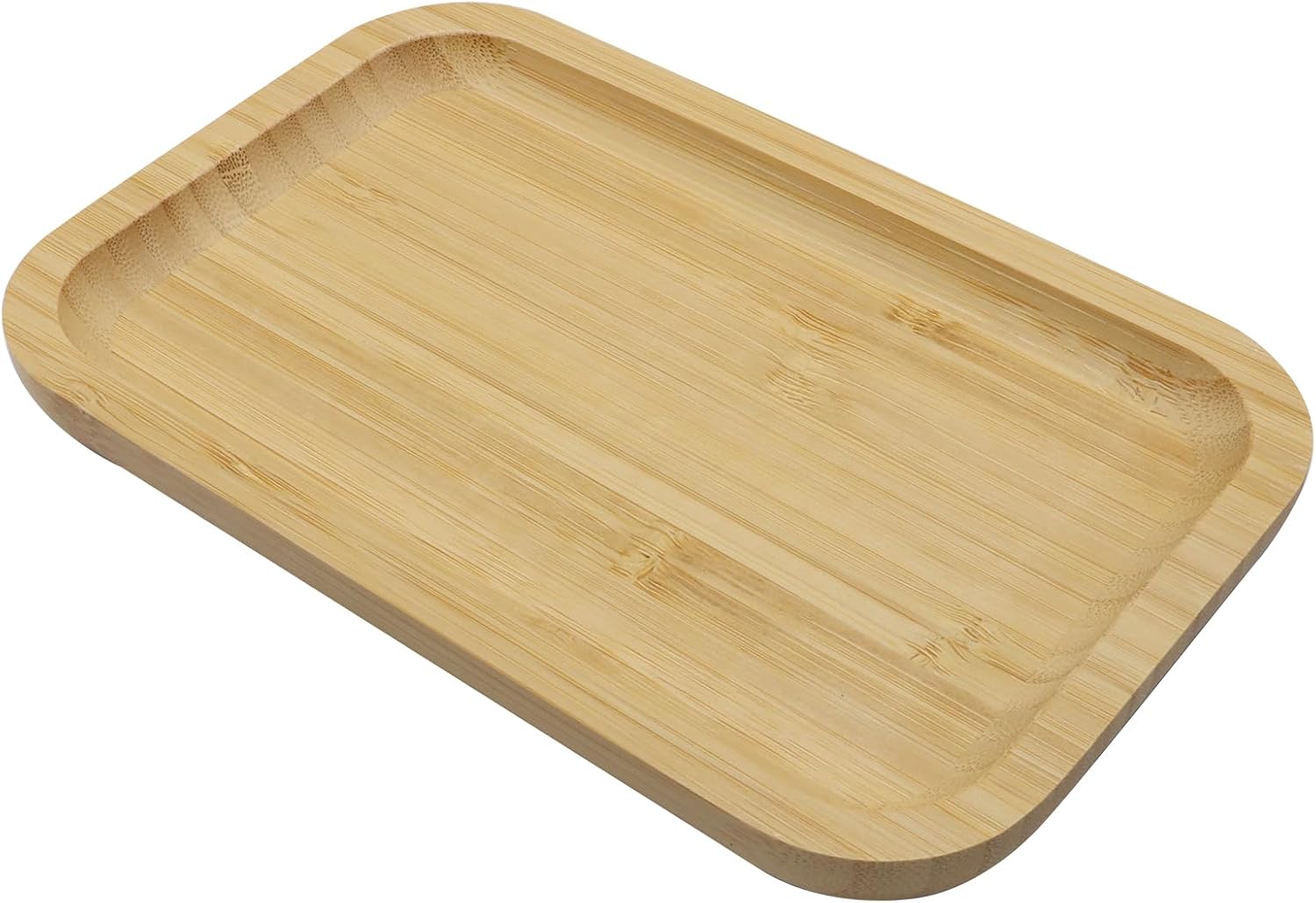Murtenze Bamboo Vanity Tray, 14.2" x 6" x 0.8"