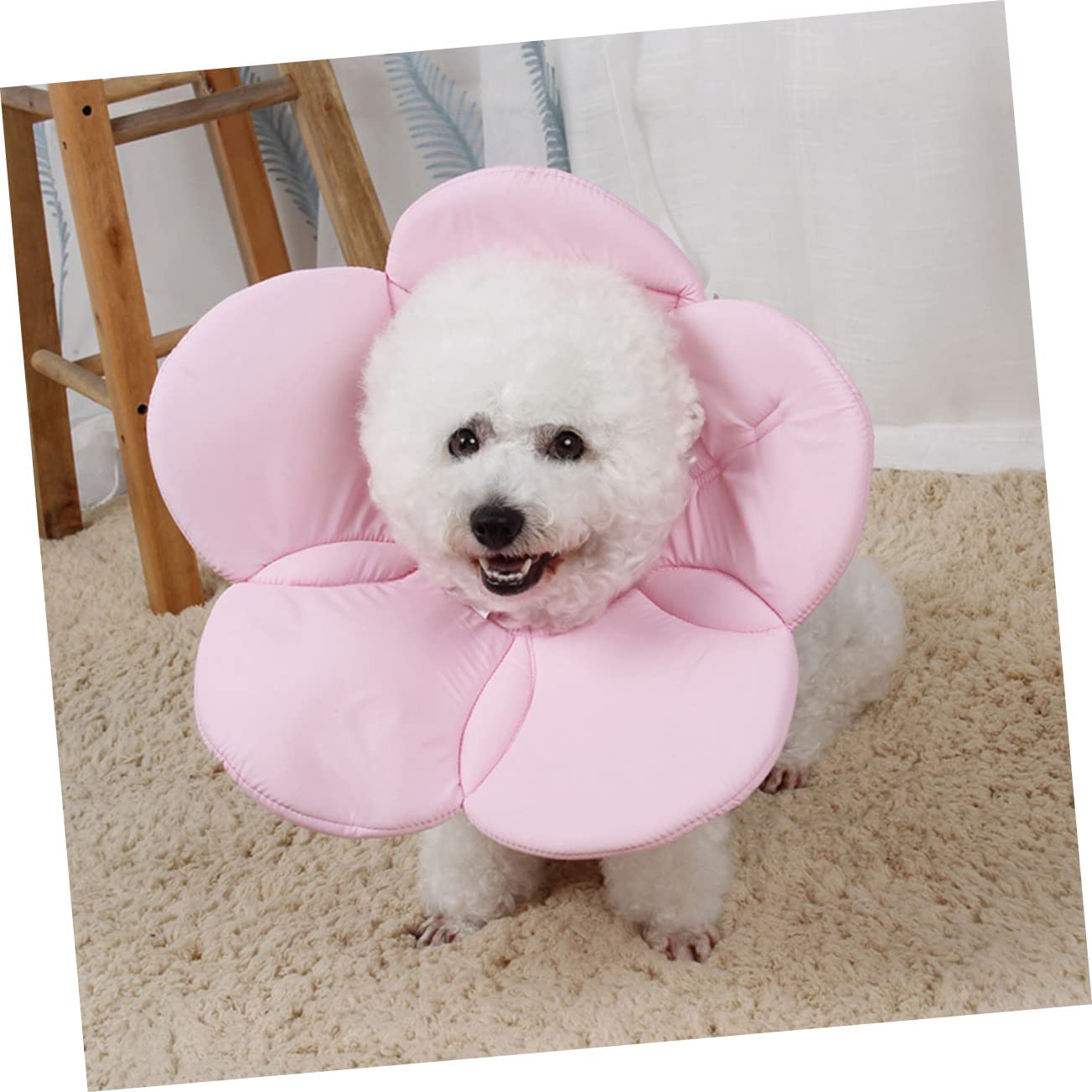 ABOOFAN 3 Pezzi Collare Per Animali Domestici Con Design Floreale Collare Elisabettiano Per Cani Con Cerchio Protettivo Per Il Collo