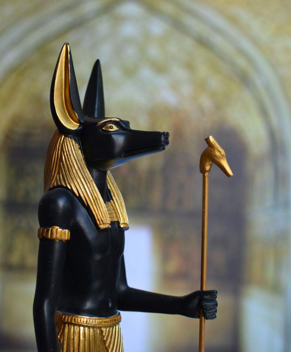 Amazon.co.jp: アヌビスの彫刻、古代エジプトの神の像、クラフト