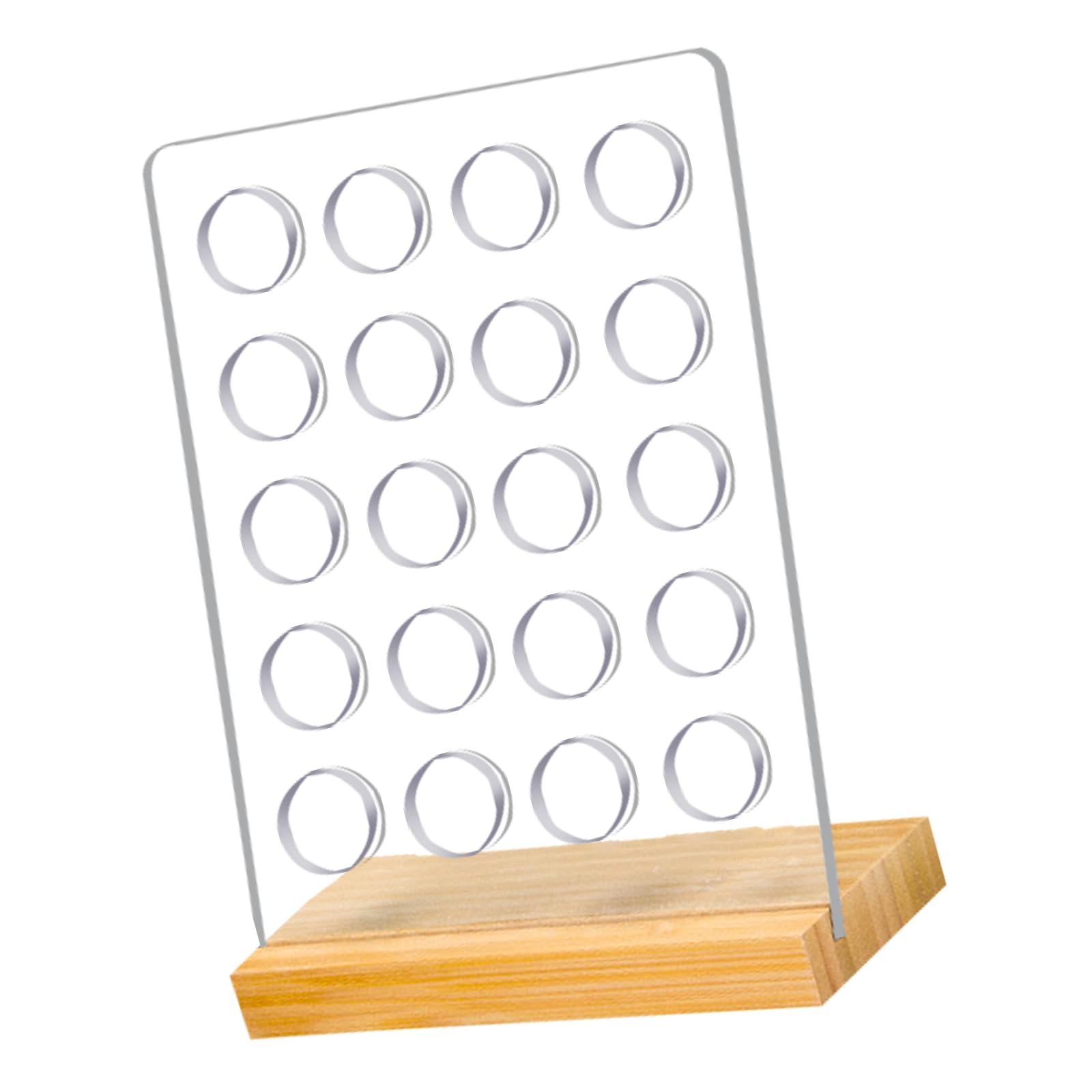 Msioytog Storage Stand Coffee Pods Rack Coffee Pods Holder Easy Installation Clear Storage Shelf Acrylic Texture Stand