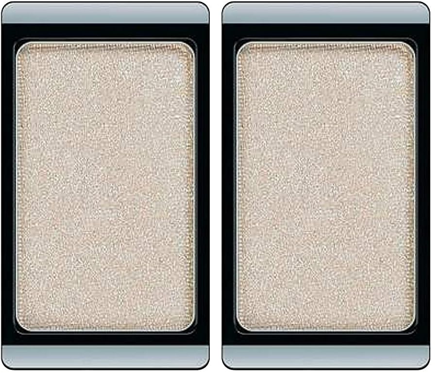 ARTDECO Eyeshadow Pearl Brauntöne - Puderlidschatten mit Pearl-Finish zum Befüllen der ARTDECO Beauty Box - 1 x 1g (Packung mit 2)