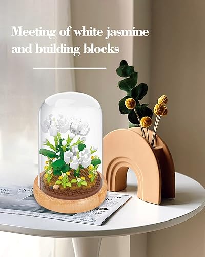 Miniatura 3 de Mini bloques de construcción de flores, juguetes de construcción de micro bloques de construcción para adolescentes y adultos, regalo de cumpleaños,