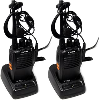 Kit 2 Rádios Comunicador Walk Talk Profissional Fonte Dual Band Longo Alcance Comunicação 16 Canais Bidirecional Recarregável Universal Alto Falante Transmissor Bivolt Monitoria Controle CLAYMORE