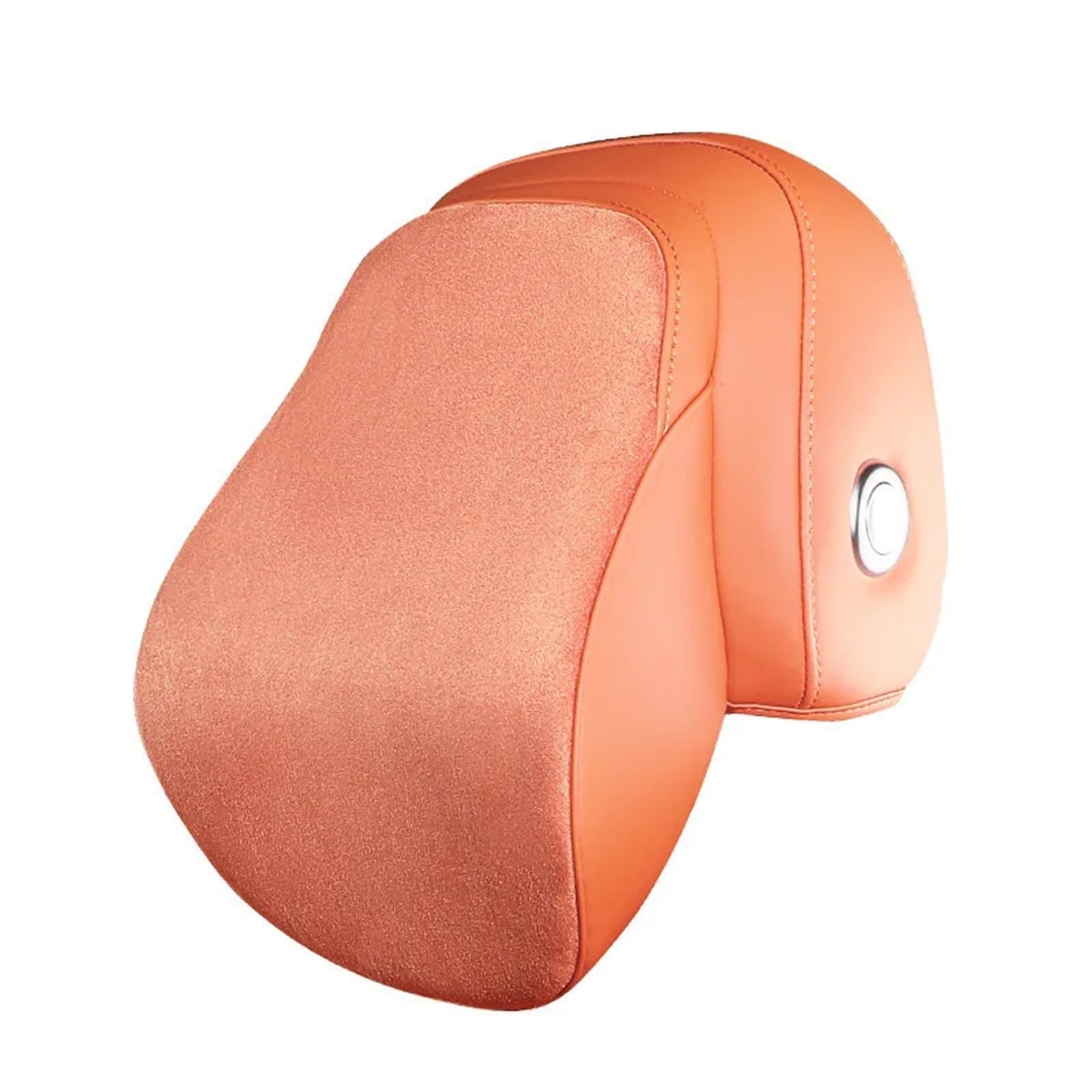 KAUWYEHD Car Seat Accessories Fit For Lixiang Li L6/L7/L8/L9/MEGA/ONE Headrest Neck Pillow Lumbar Support Car Pillows(Large headrest-orang)