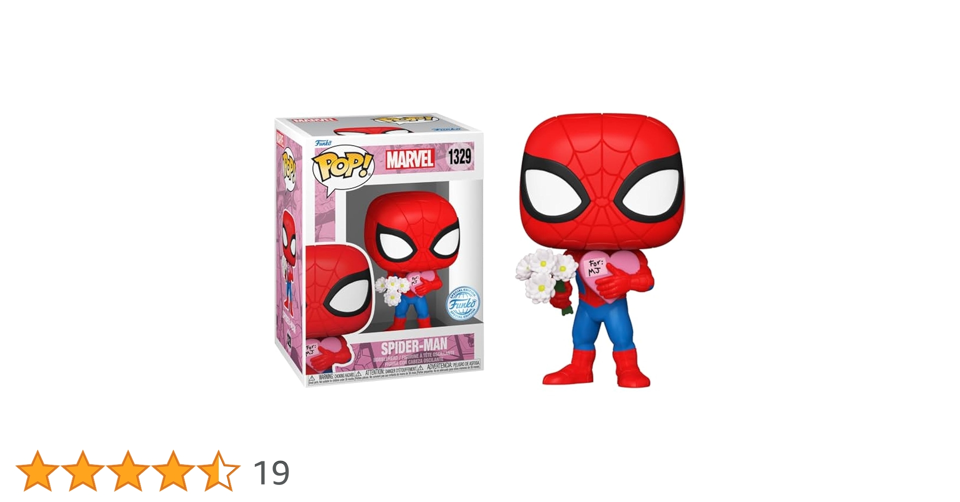 MARVEL - 新品未開封！FUNKO POP!  限定スパイダーマン　MJハート　バレンタイン 76826a_POPMarvel_Valentines_Sp