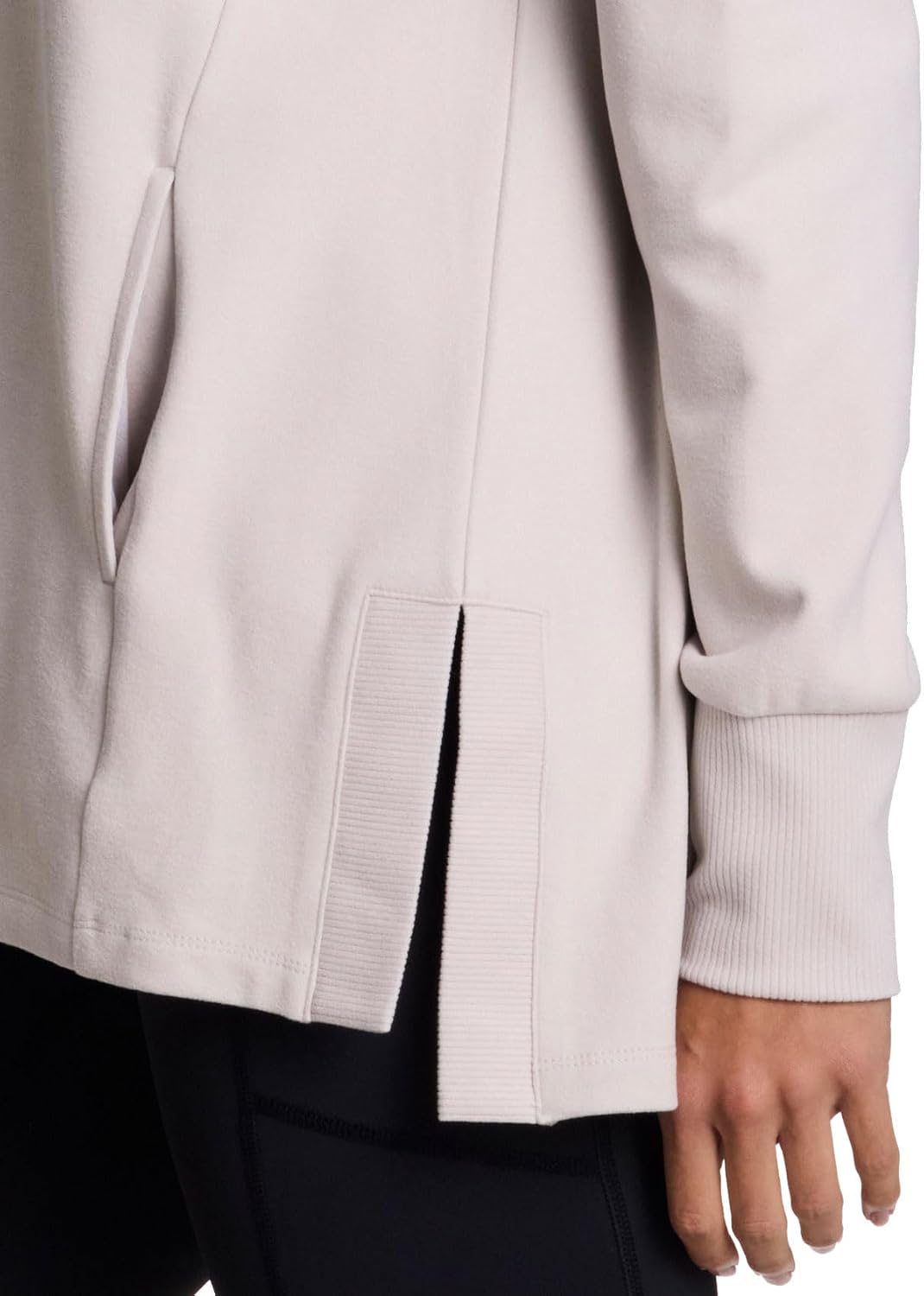 RBX Activewear Cowl Neck Sweater for Women, Lightweight Ultra Soft Plush Fleece Pullover Sweatshirt with Relaxed Fit