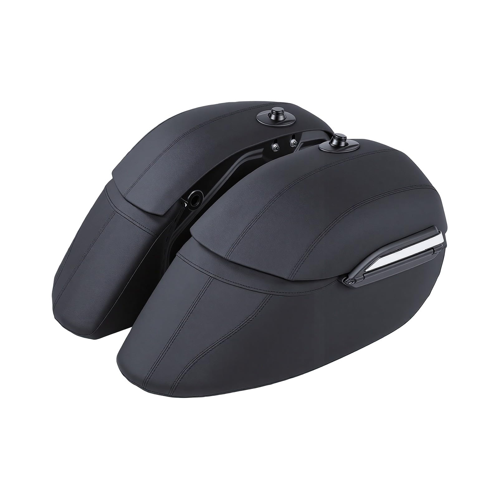 Bauletto Laterale Moto Rigido, Valigie Sella ABS Pelle Sintetica