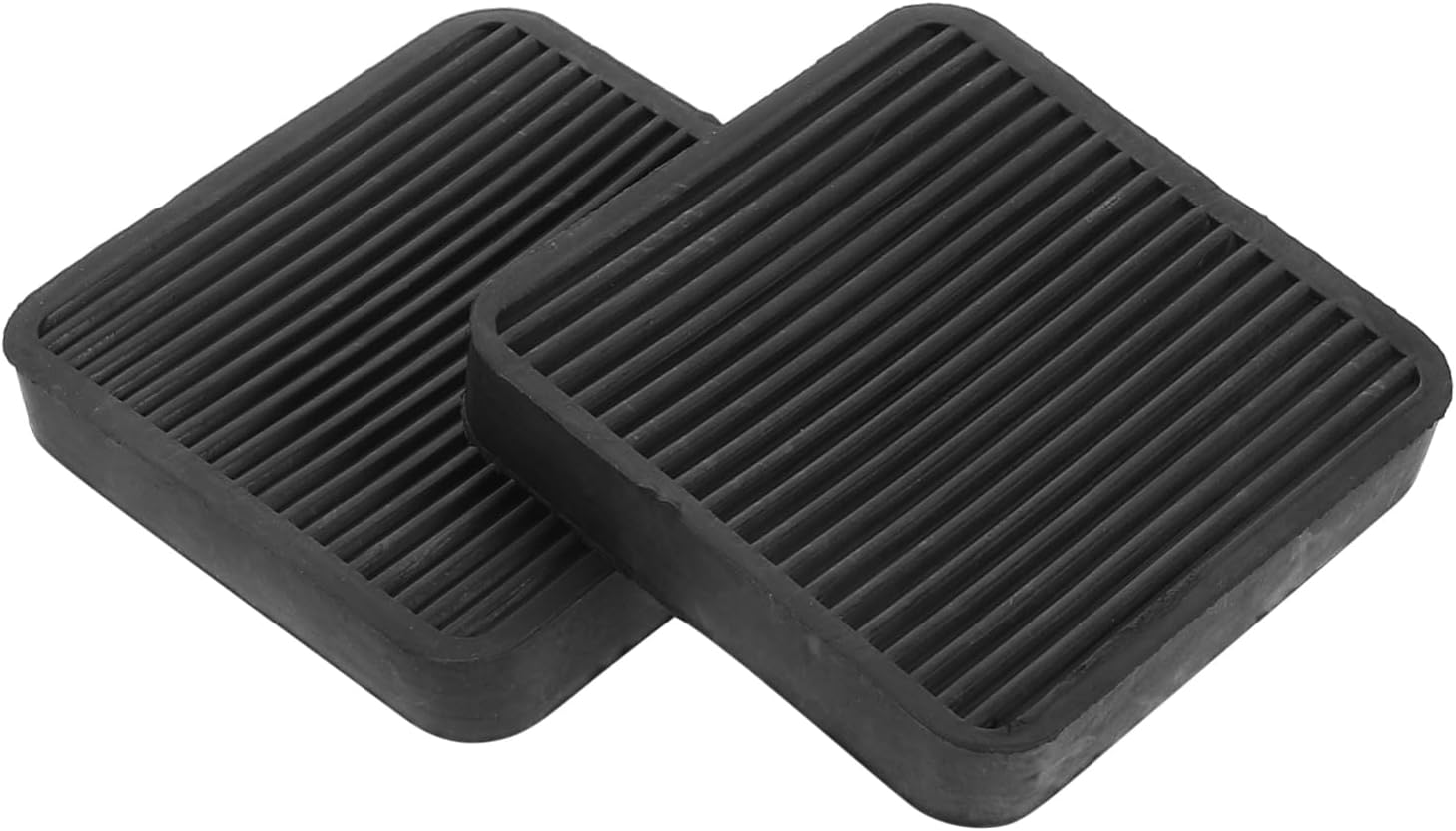 2pcs Replacement Car Pedals Truck Pedal Covers Rubber Clutch Brake Pads Easy Installation for Vehicle Interior Enhancements