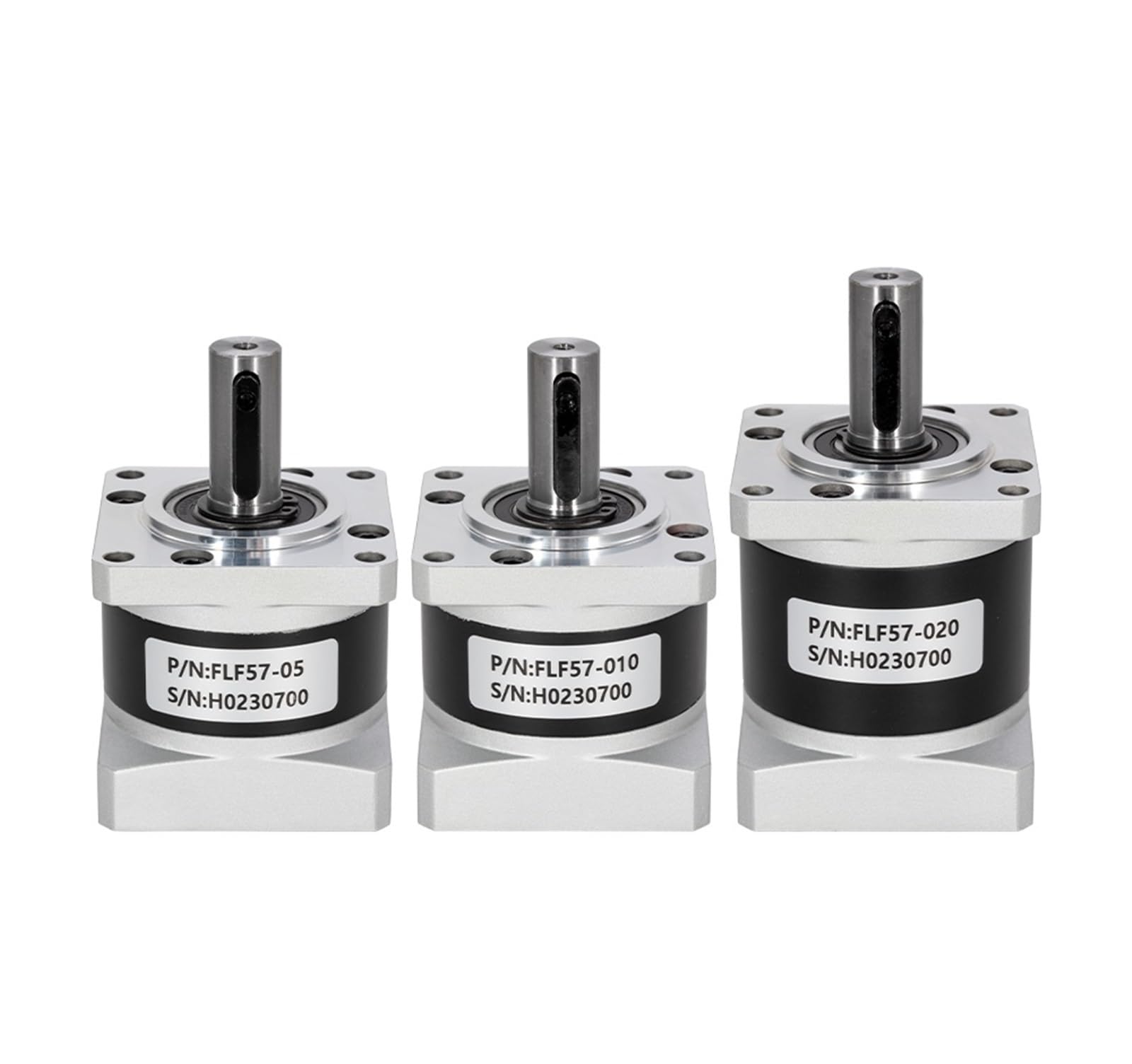 QfUxYYSLD 1PCS Nema 23 Planetary Gearbox Motor Speed Reducer with Ratio 5:1, 10:1, 20:1, 8mm Input for Nema23 Stepper Motor(5:1)