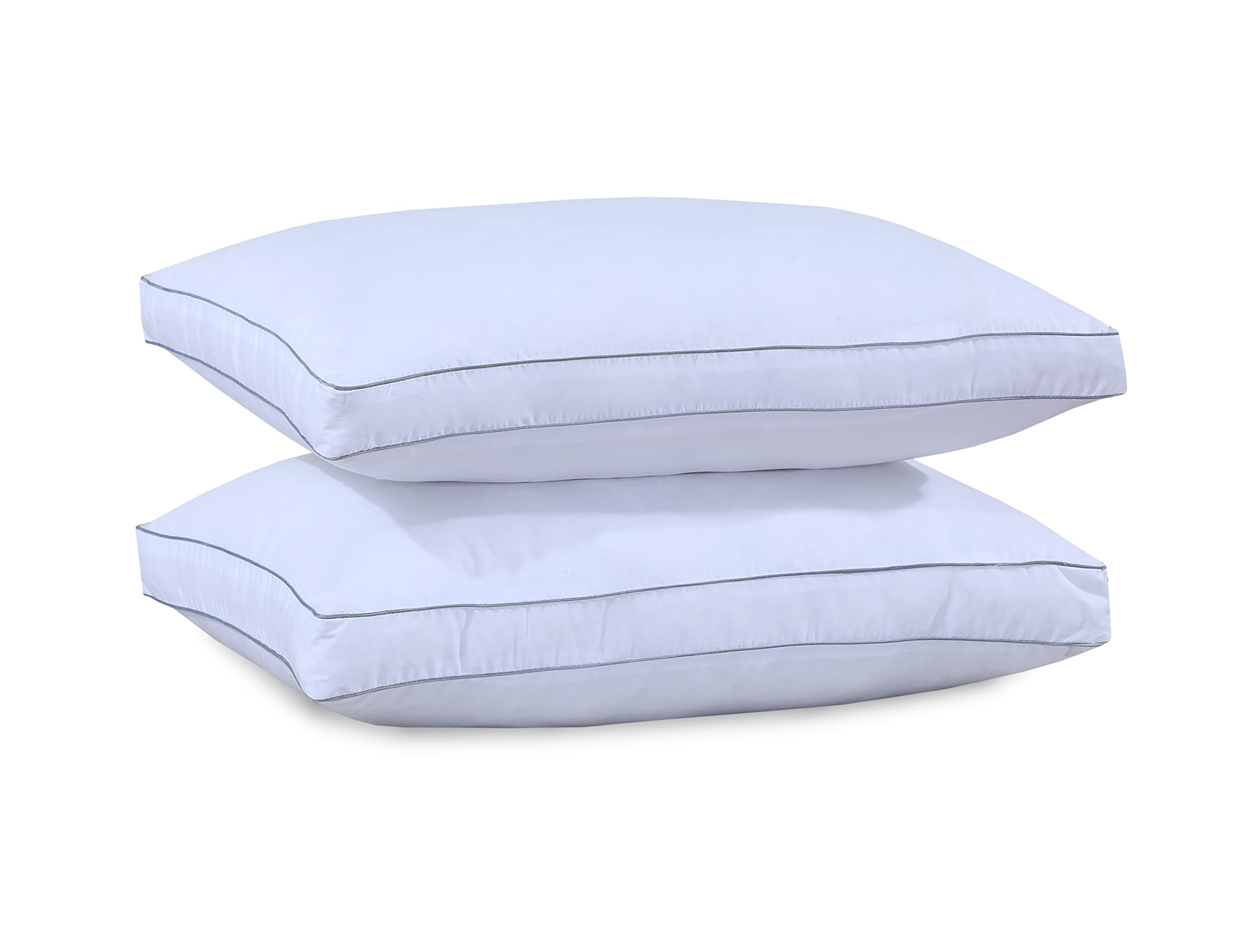 ARLinens Pack Of 2 Hollowfibre Bounce Back Pillows Anti-Allergy Hotel Quality Soft & Plump Bedding Pillows from B&Q