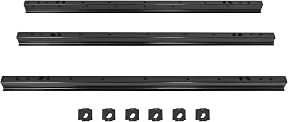 3PCS Truck Bed Floor Support Crossmembers Repair Kit, Compatible with 1951-1954 GMC Truck, Heavy Duty Steel, Primed Black