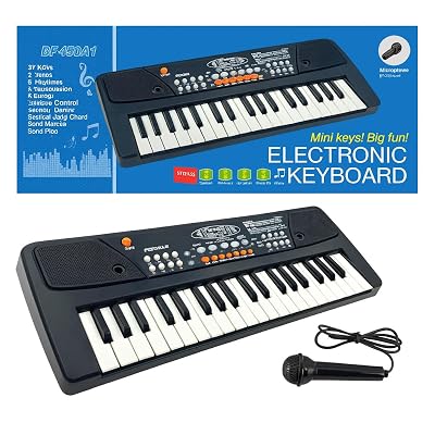 Amisha Gift Gallery Piano Keyboard For Kids | Pianos For Adult | Keyboard With Microphone Tones & Song Record Feature | 
