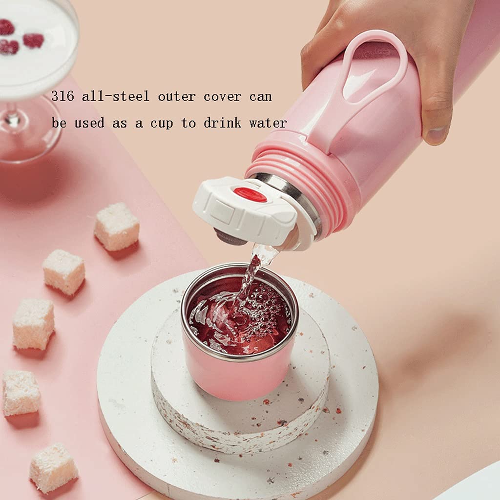 316 Edelstahl-Vakuumwasserflasche 16.9 Oz Vakuumbecher Wärmeerhaltung Wasserkanne kann die Hitze für mehrere Stunden halten