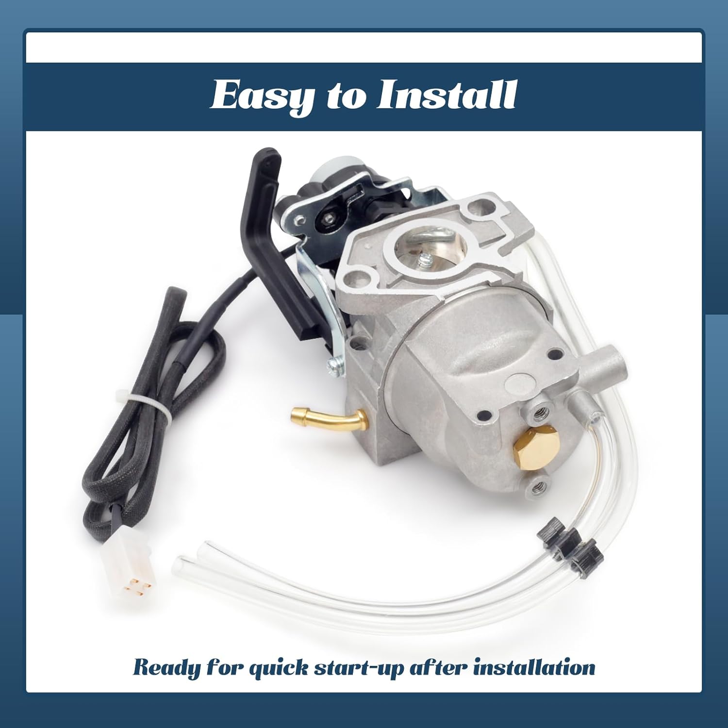 Carburetor Carb Kit with Gaskets Replacement for Briggs & Stratton 817768 Q6500 Generator 030761 030675 RX BP306CC.9.1 BP306CC 25424946