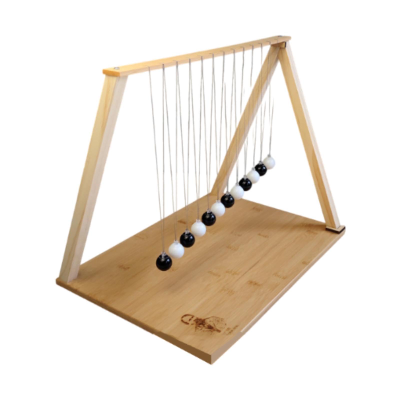 Balles d'équilibre anti-stress avec socle en bois robust