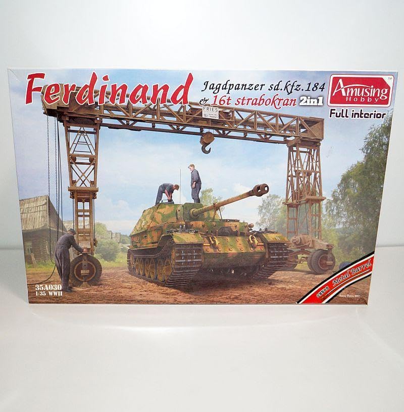 Amazon.co.jp: 1:35 ドイツ 重駆逐戦車 フェルディナント フル  