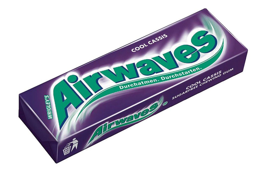 Wrigleys Airwaves Blackcurrant Sugarfree pack of 10