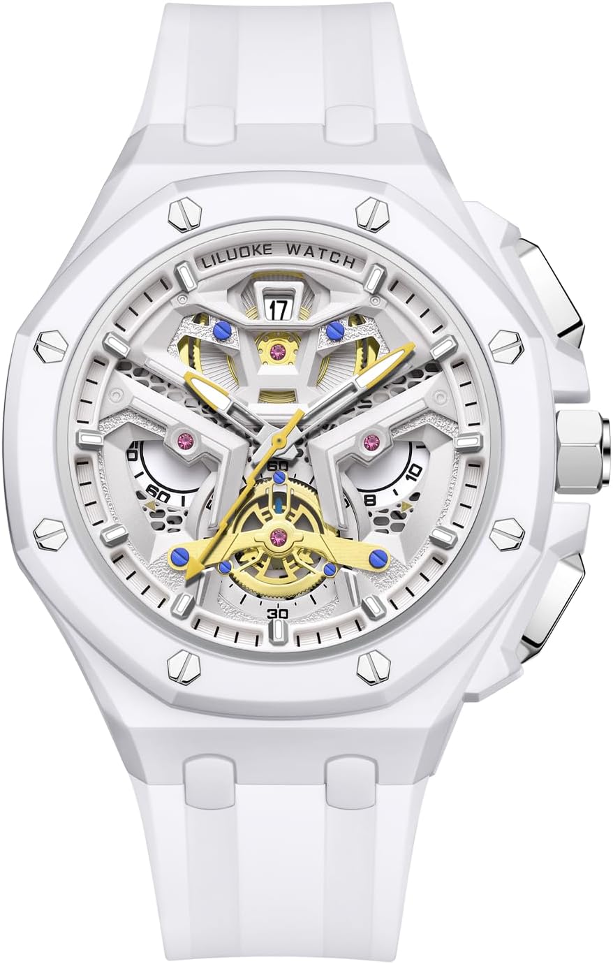 Mens Watches, Wrist Watches Luminous Design, Big Face...