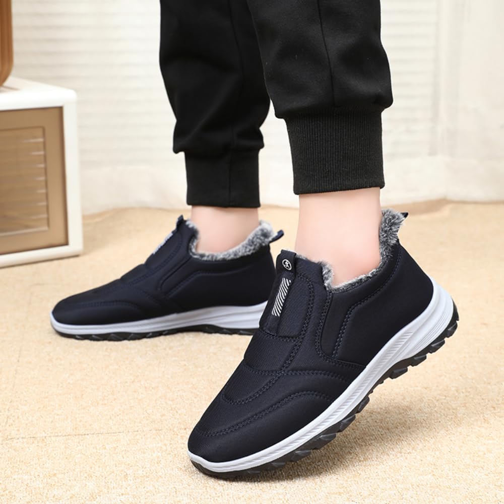 Scarpe Ortopediche Donna Uomo Invernali Scarpe Slip-on Sneaker | Boots Stivaletti Invernali Imbottiti Impermeabili, Scarponi Stivali da Neve Antiscivolo Foderato