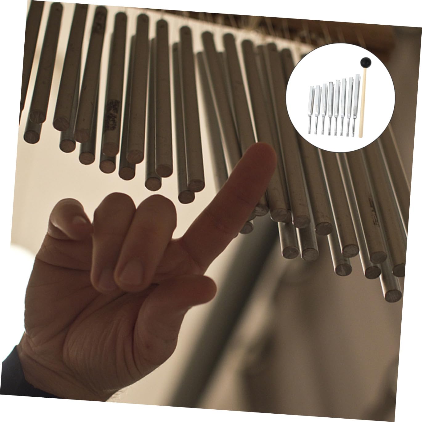 UPKOCH 1 Set Diapason Professionale per Strumenti Musicali Utensile Intonazione per Violino Violoncello e Chitarra Facile da Usare e Resistente