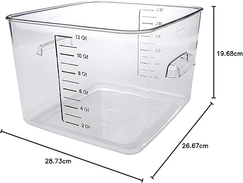 Miniatura 10 de Contenedor Rubbermaid Commercial ahorra Espacio  Transparente 1