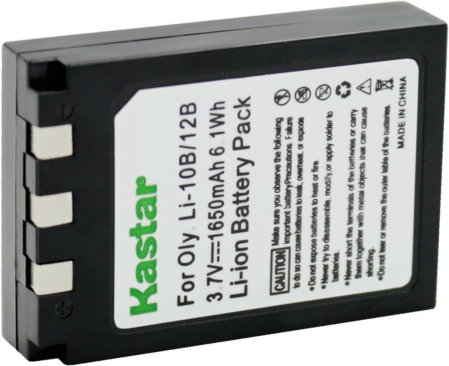 Kastar Li-10B Battery 1-Pack Replacement for Olympus Stylus 300, Stylus 300 Digital, Stylus 400, Stylus 400 Digital, Stylus 410, Stylus 410 Digital, Stylus 500, Stylus 500 Digital Camera