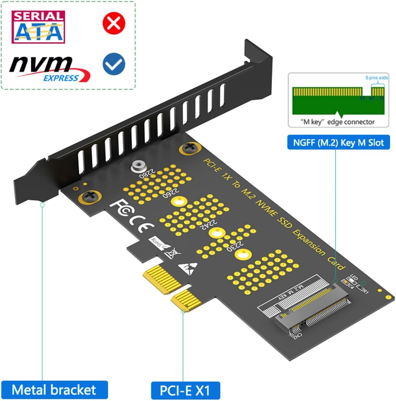 Adaptador PCI-e 1X 4X para M.2 NVMe SSD: Review após 7 dias de uso