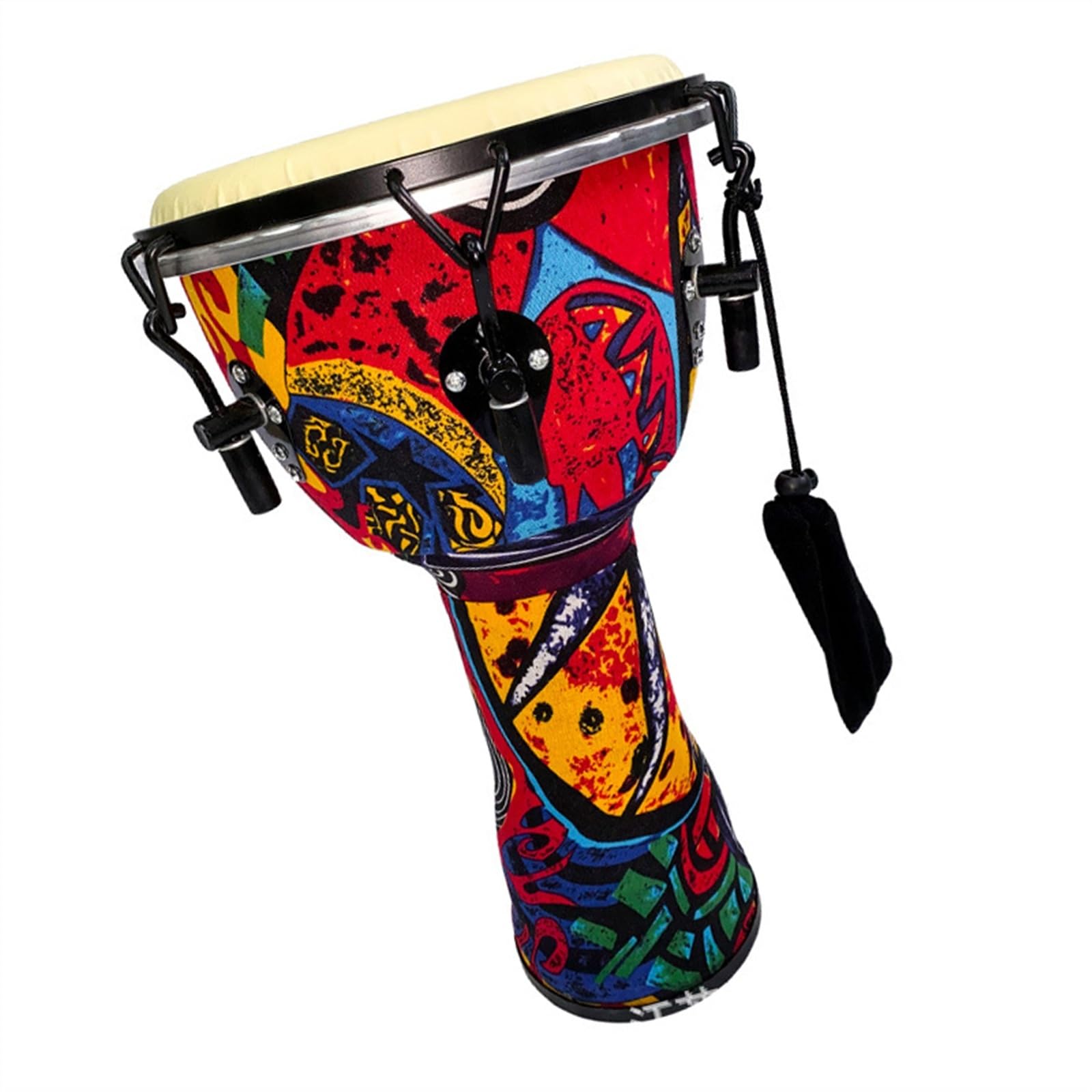 Tambor De Mano Africano Ajustable Para Adultos, Tambor Africano ABS Ligero De 8 Pulgadas Instrumento Tambor Africano (Color : 8 inch)