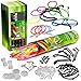 Produktbild KNIXS Knicklichter, 100 Leuchtstäbe mit 121 Verbindern, Glow Sticks für Leucht-Armbänder, Brillen, Haarreifen, Neon-Leuchtstab Party-Pack, Partylichter