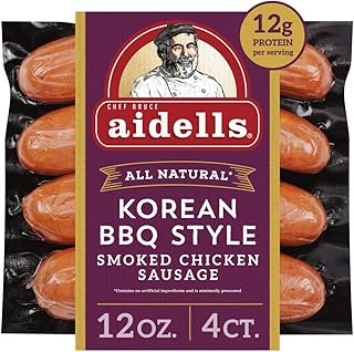 Aidells Korean Bbq Style Smoked Chicken Sausage, 12 Oz (4 Count)