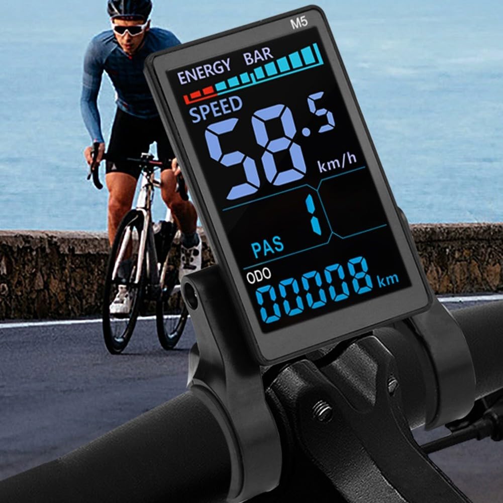 Smart LCD Schermo a Colori Bike Strumento 6x11cm ABS
