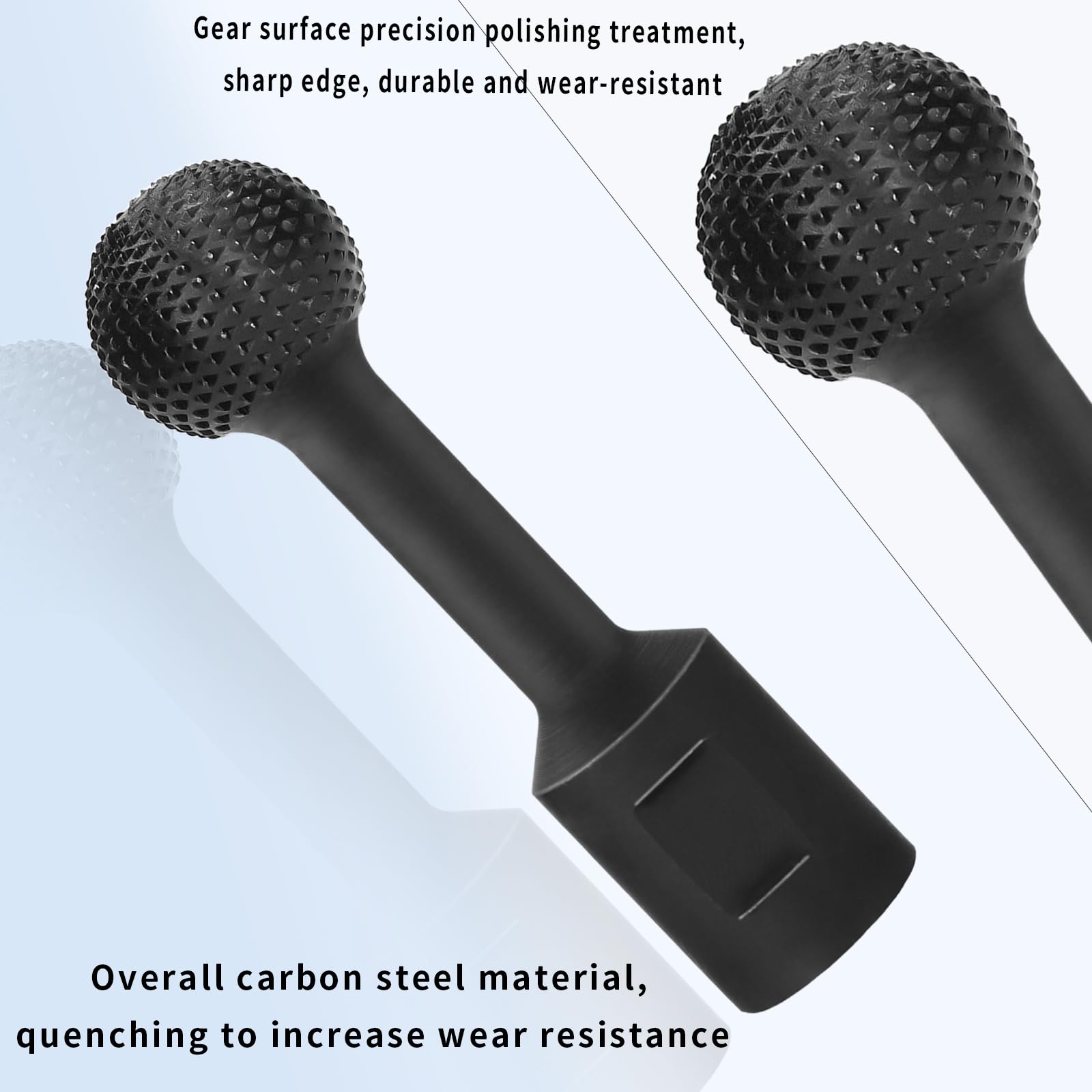 2Pcs Fraise Bois Spherique Gouge Sculpture a Bois 25mm/40mm Outillage Menuiserie Bois Outils Bois Fraise Carbure Rape Rotative pour Perceuse Meuleuse à Bille Disque de Fraisage pour 115/125mm