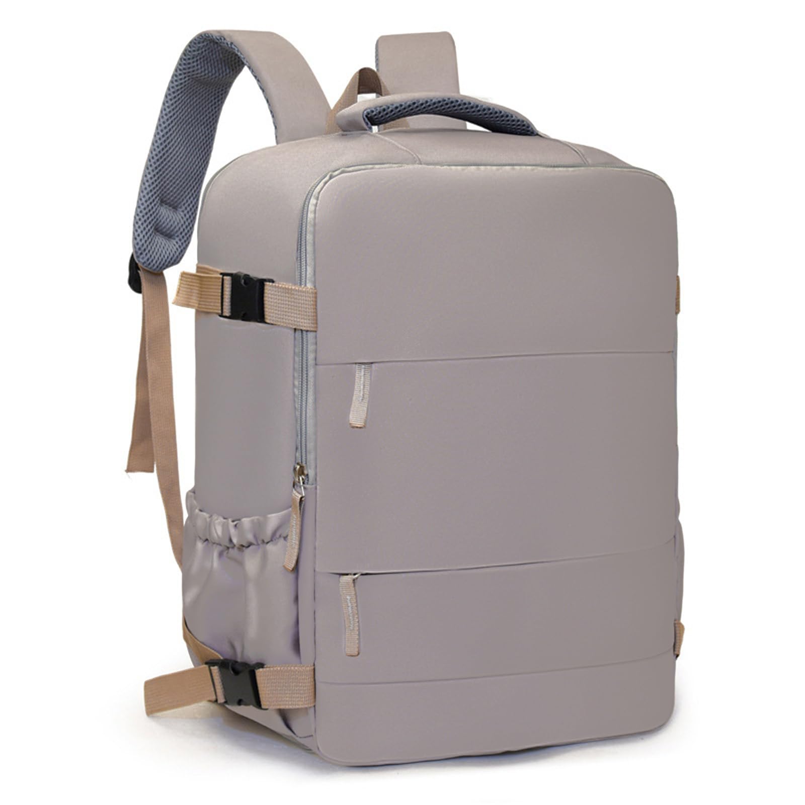 Ryanair Cabin Bags 40x30x20 Underseat Travel Backpack Cabin Bag Carry on Waterproof Hand Luggage for Airplanes, Multiple Pockets Comfort Rucksack for Men, Women, Grey, 40x30x20cm, Classic-image-30
