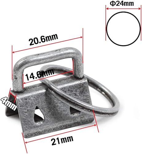 Vista 36 de SPEEDWOX Accesorios para llavero con anillo dividido, juego de correas para manualidades