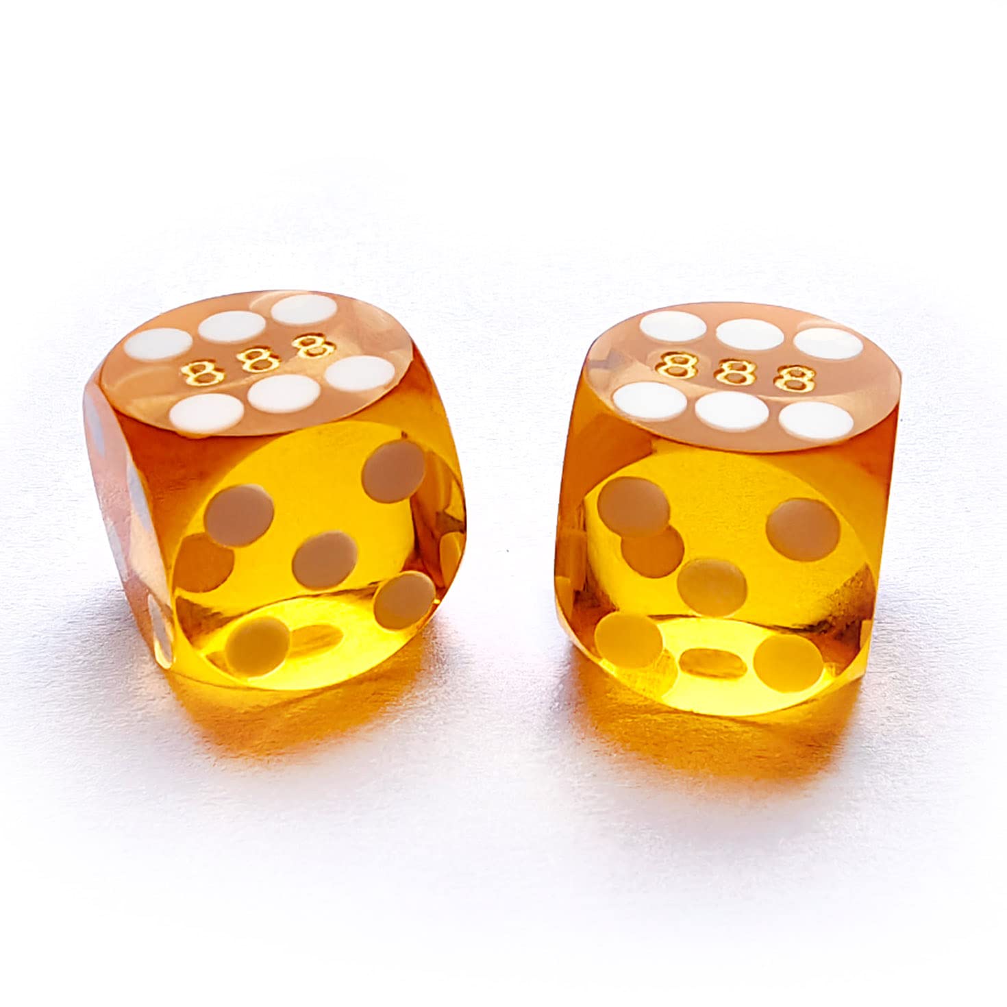 Dados De Precisión Bescon 14.3 Mm – Set De 2 Dados Con Número De Serie Aleatorio, Esquinas Redondeadas – Ideales Para Backgammon
